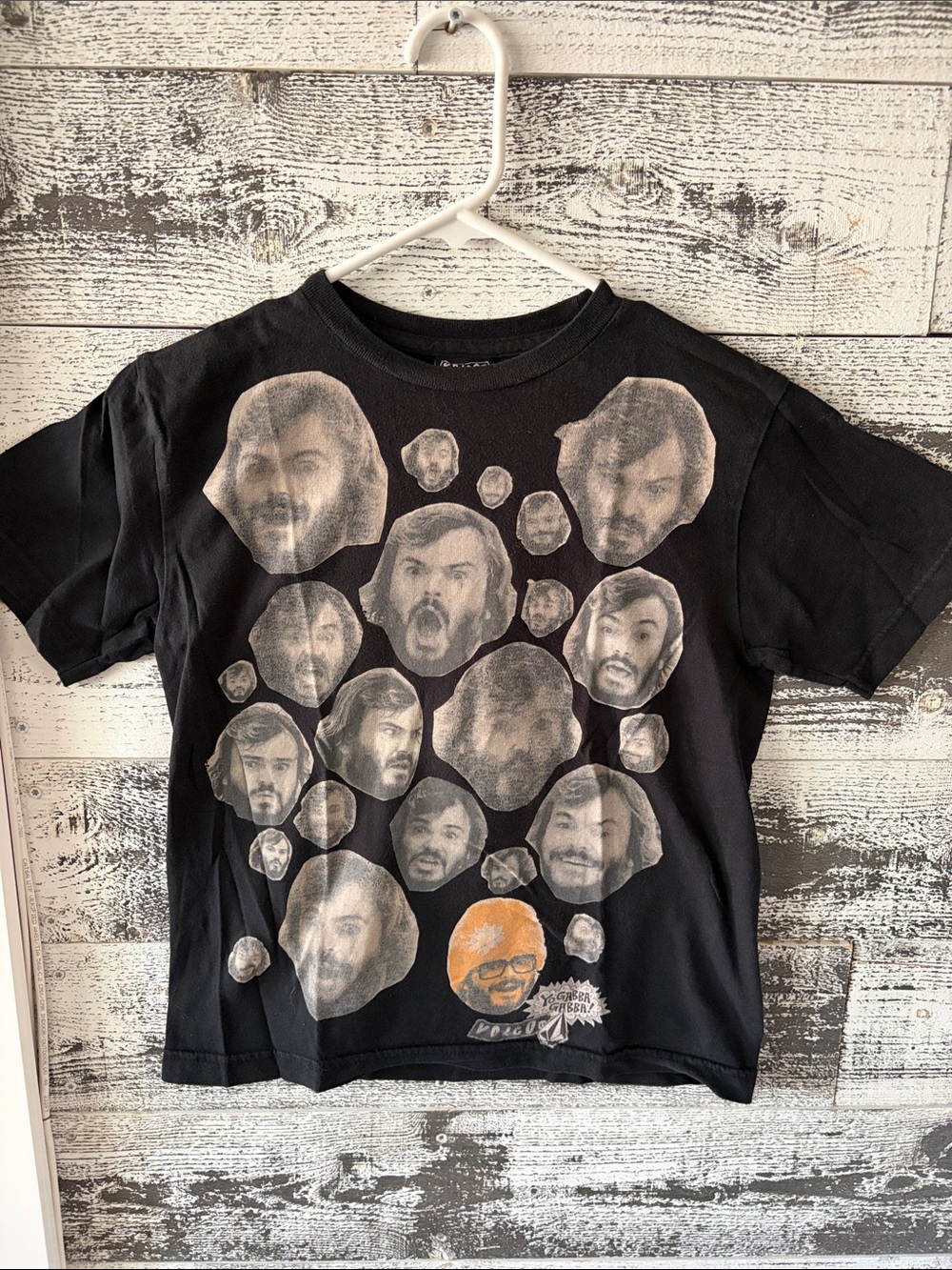 Volcom x Yo Gabba Gabba Jack Black Short-Sleeve Kid’s Shirt with Portrait Print